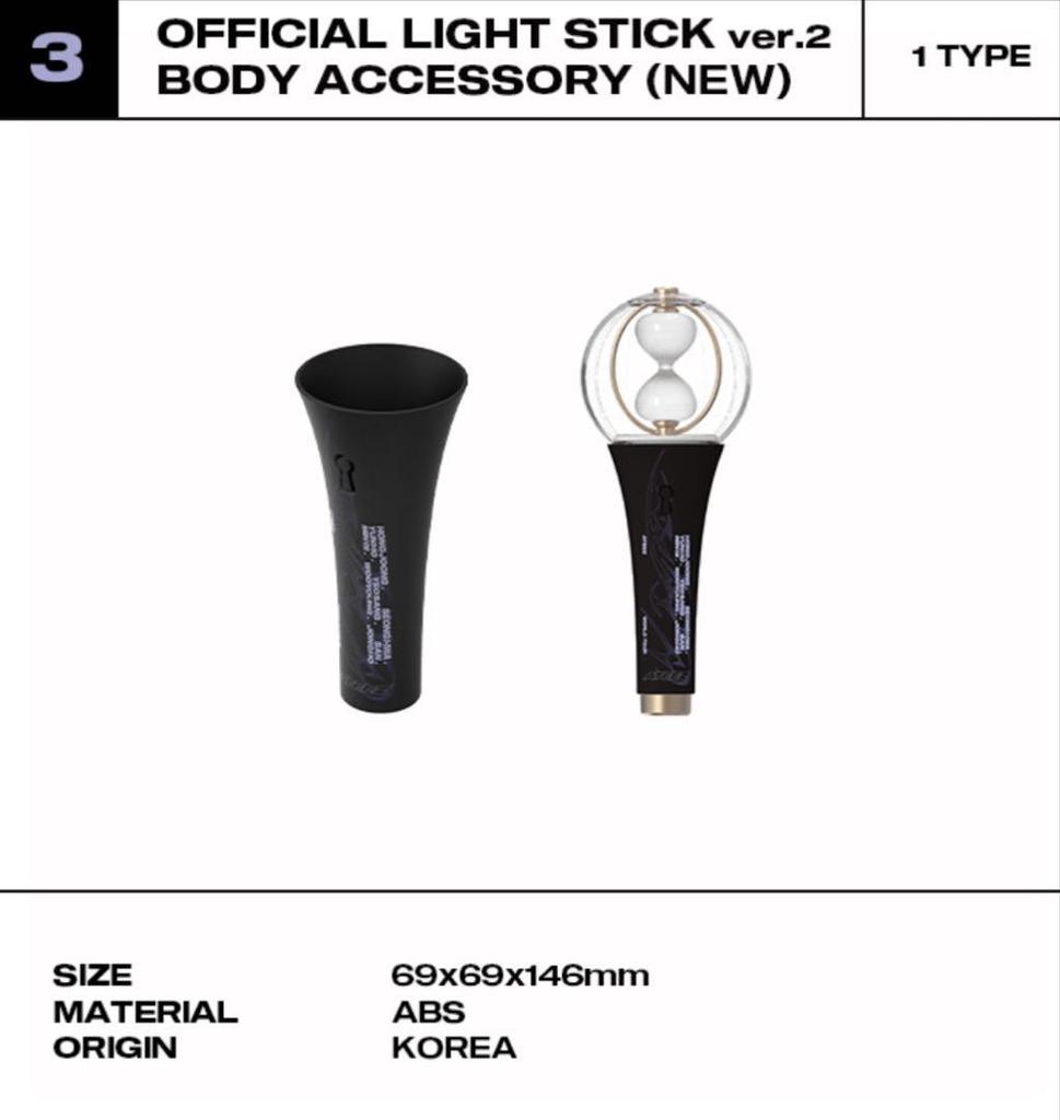 [USED] ATEEZ IN YOUR FANTASY Incheon Light Stick Accessories