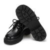 BARBARA Leder Chunky 5cm Derby Loafer Bbg540bk