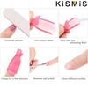 10Pcs Bag Colorful Acrylic Nail Art Soak Off Clips Nails Cleaning Manicure UV Gel Polish Wrap Tools Fingers