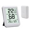 Termómetro Higrómetro Inalámbrico Habitación Bebé Pantalla LCD Digital Monitor de Temperatura y Humedad Estación Meteorológica Interior Exterior Sensor -40C