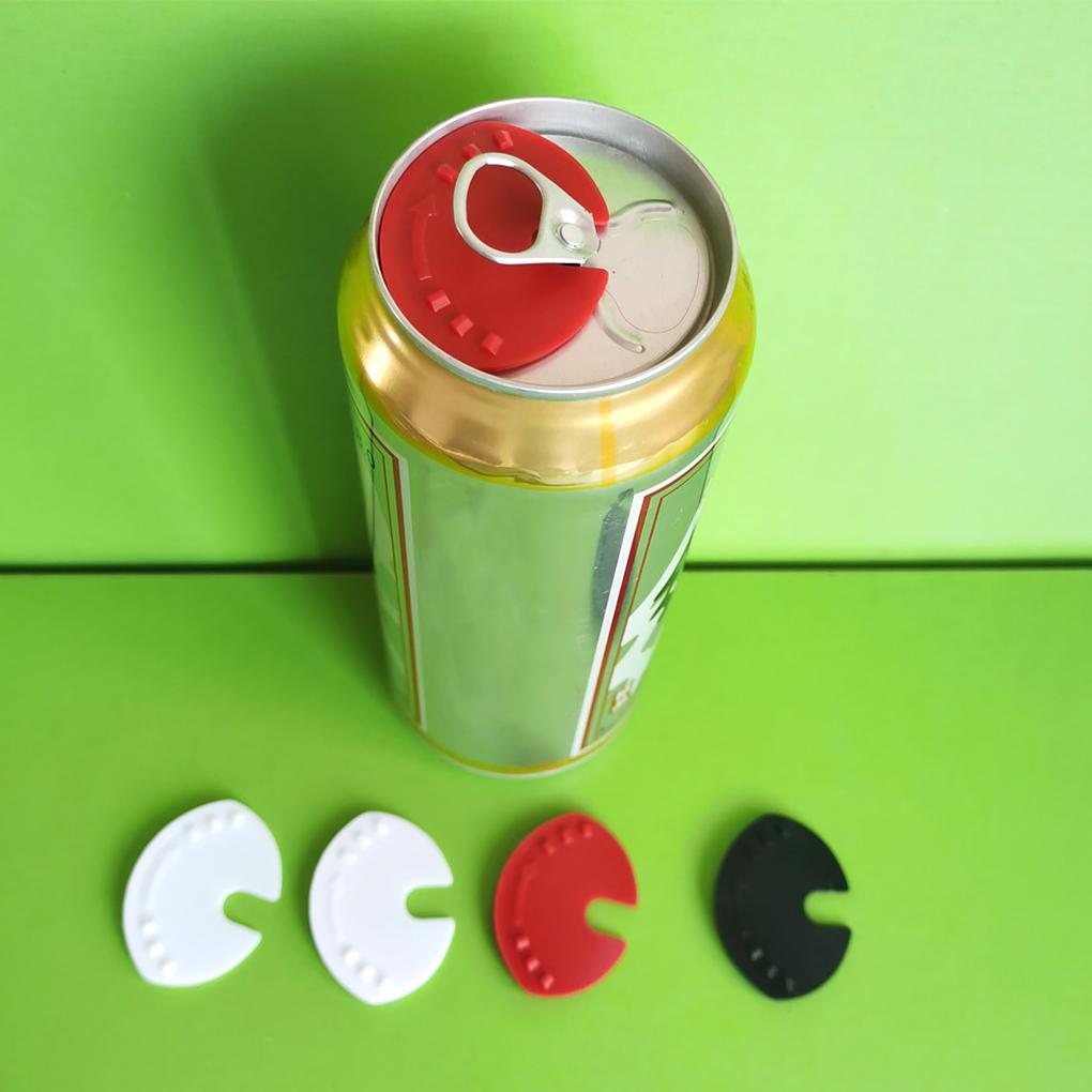 Plastic Soft Drinks Can Lid Dustproof Removable Solid Color Sealer Indoor Outdoor Hotel Camping Protector Accessories