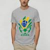 Unisexs Brazil 2026 Soccer T Shirts 100 Cotton Clothes Fashion Short Sleeve Round Neck Tee Shirt Plus Size TShirts