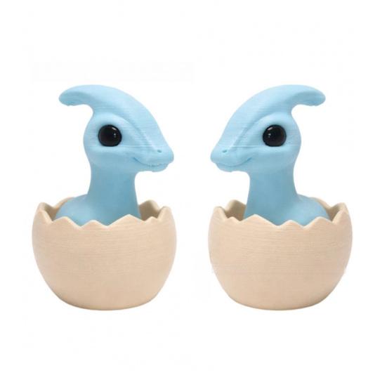 huaqianguhh Dinosaur Egg Clicker Fidget Toy, 3D Printed Dino Eggshell Finger Clicker, Pocket Size Push Button Toy for Anxiety Stress Relief