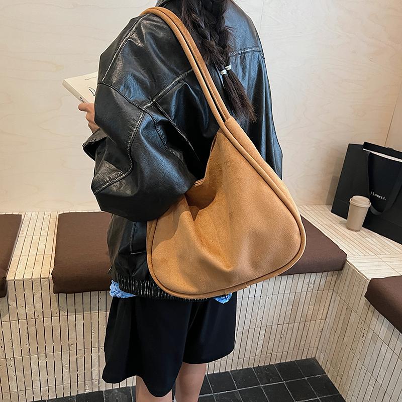 Large-capacity Soft Leather Bag Women's New Foreign-style Texture Shoulder Underarm Bag Tote Bag Women's Bag