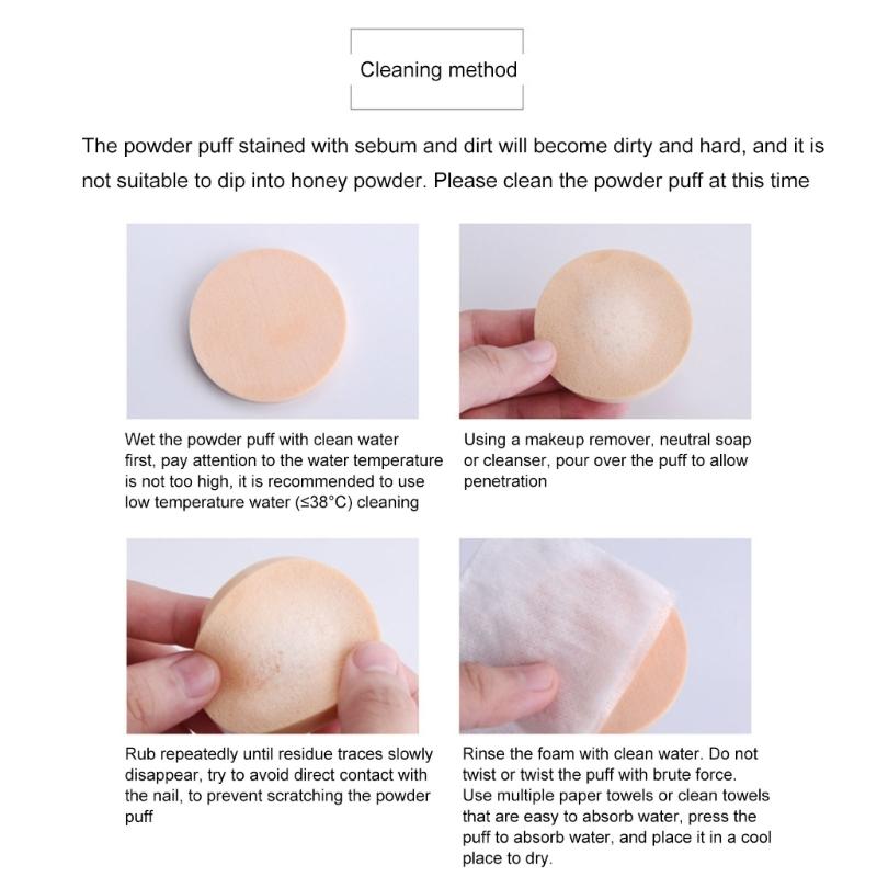 12Pcs Face Sponges Set Soft Makeup Blending Puff For Cosmetic Application Soft Foam Puff Face Cleansing Pads