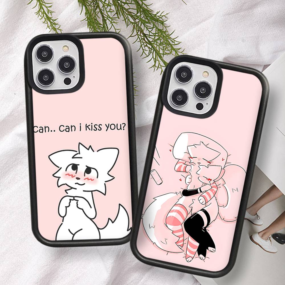 Boykisser Silly Cartoon Phone Case For IPhone 17 Pro 16 Plus 16 Pro Max 15 14 13 12 11 PC+TPU Back Cover
