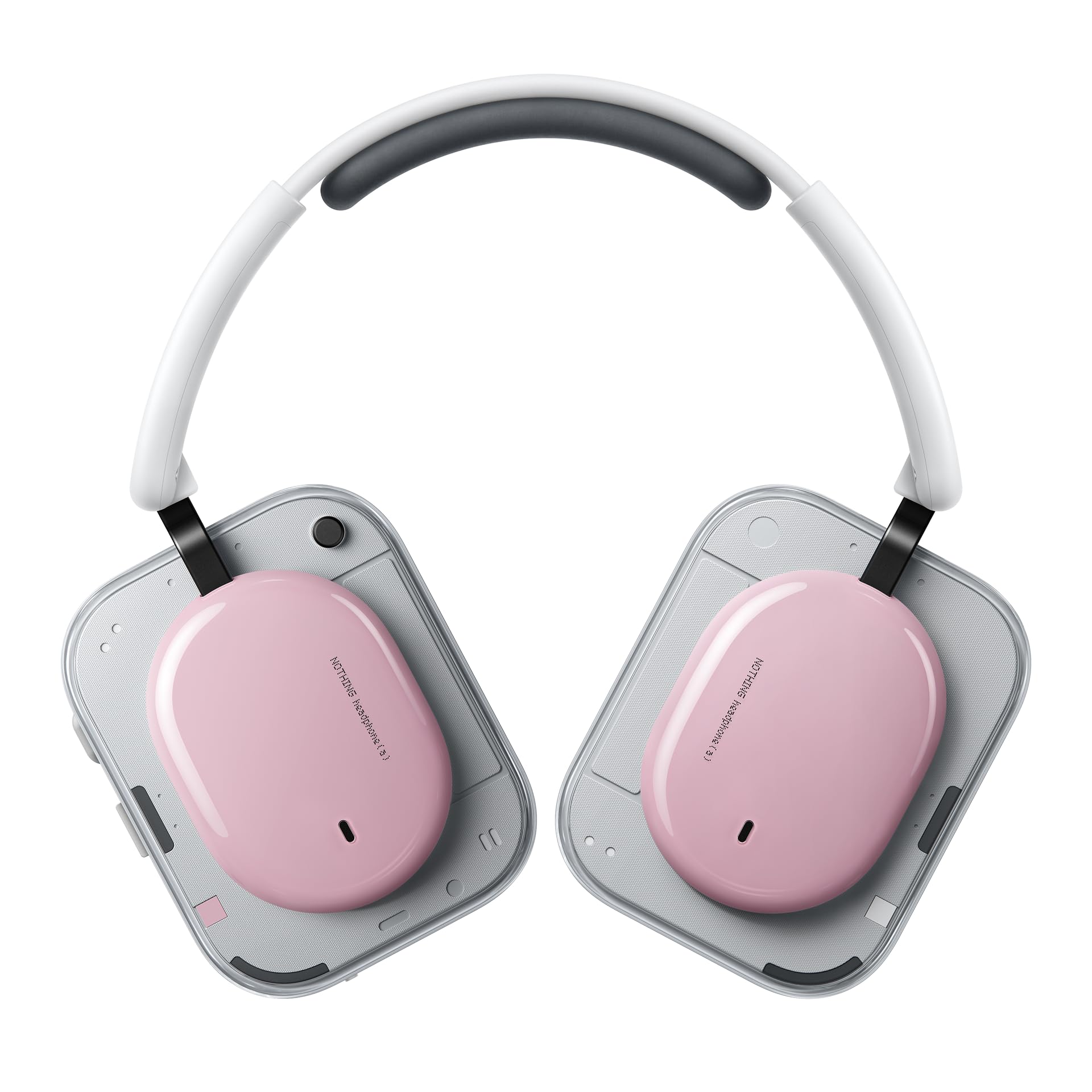 

Nothing Wireless Headphones Up to 135 Hours Playback Fast Charging Haptic Control Adaptive Active Noise Cancellation Audio LDAC Certified IP52 рожевий