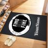 Juventus Personalized Text Area Rug Design for Foyer Balcony Dormitory Decorate room Antislip Carpet Office home decor Wedding Party Gift