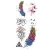 7-piece tattoo sticker men women body seal Elk Whale 9x19cm arms legs chest shoulders back easy apply children waterproof