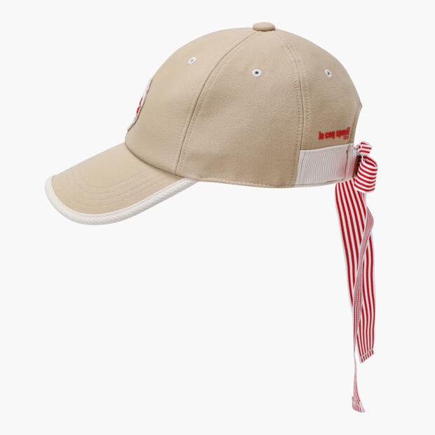 LECOQ GOLF Women'S Ribbon Point Ball Cap _Bege Gr122Lcp11