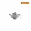 New 304 Stainless Steel Bamboo Hat Bowl Double Anti Scalding Japanese Bowl Threaded Ramen Bowl Pickled Cabbage