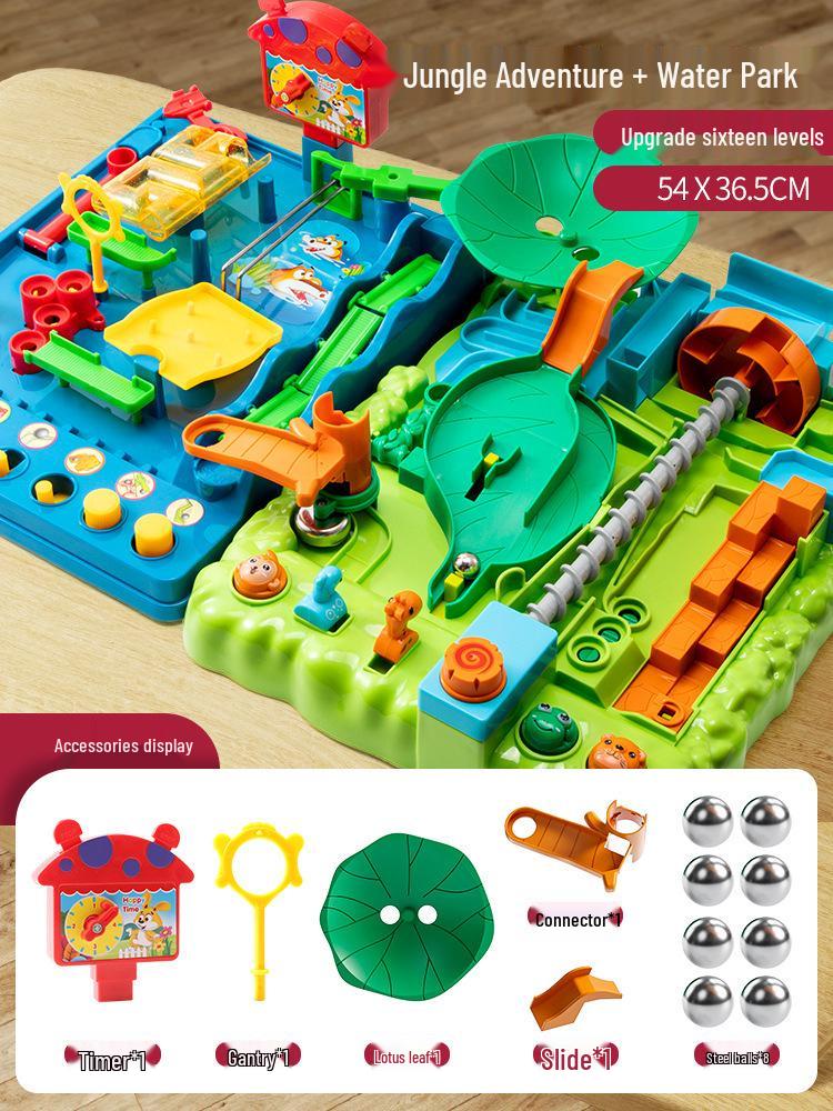 Jungle Adventure Marble Maze Toy for Kids 3-12