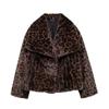 ZA Womens Thick Faux Fur Coat Winter Warm Fluffy Jacket Daily Wear