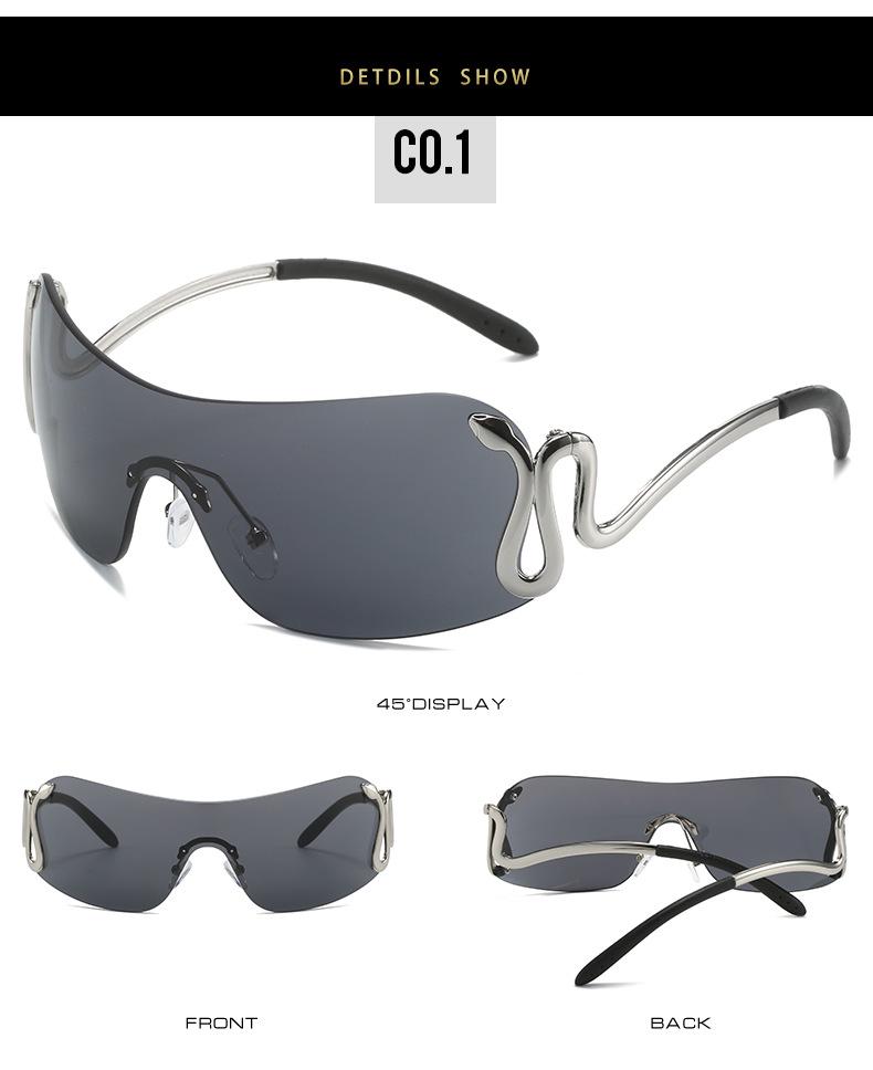2023 Y2K Animal Fashion Sunglasses for Women – European and American Style Snake Design