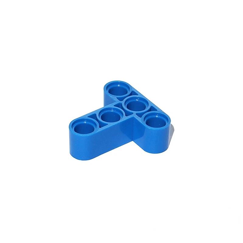 10PCS Technology Liftarm 3x3 Holes T Shape Thick Bricks Blocks 60484 Assembles Particles MOC Parts Technical Toys