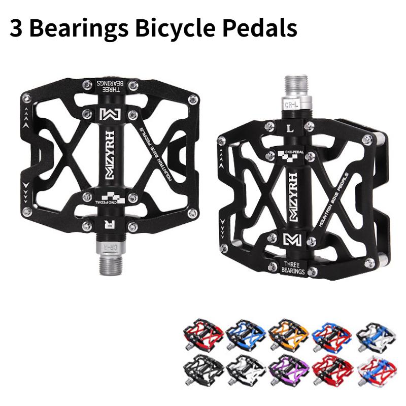 Y-06 Bicycle Pedal Ultralight Aluminium Alloy 3 Bearings Bicycle Pedals 14 Colors Road MTB Pedals Waterproof Bicycle Parts