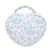 Cute Love Storage Bag Stylish Quilting Cotton Floral Pattern Makeup Bag with Handle Shredded Flower Cosmetic Organizer
