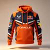 Abbigliamento da Uomo per Primavera e Autunno Red Bull F1 Racing e Motociclismo, Stile di Nicchia Red Bull, Nuovo Stile Stampato a Maniche Lunghe