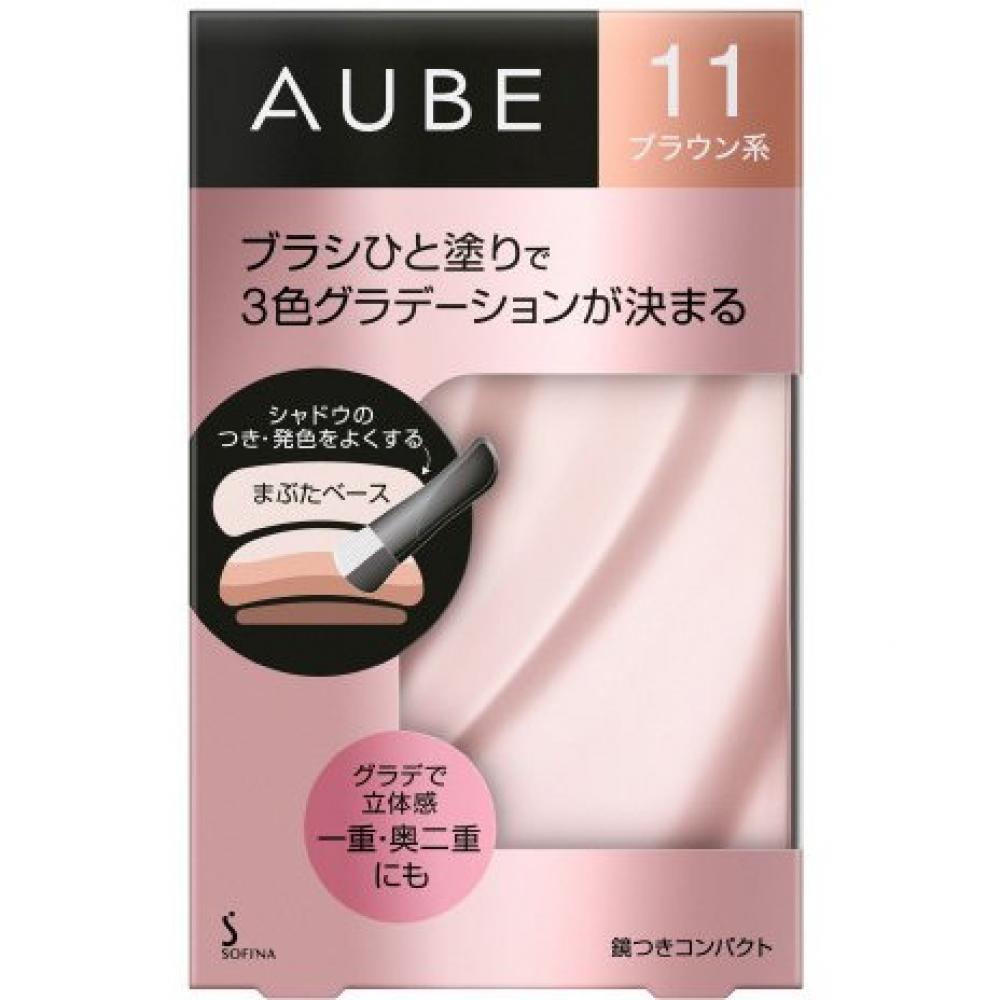 

Кисть AUBE couture для однослойных теней N 11, коричневая система