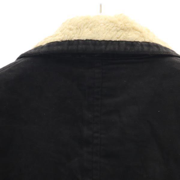 GAZELLE coat L black Fur lining Men's Used