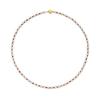 by hyeres Macaroon Carnelian mix pearl necklace 4mm (Gold) BH7N4A726YB400