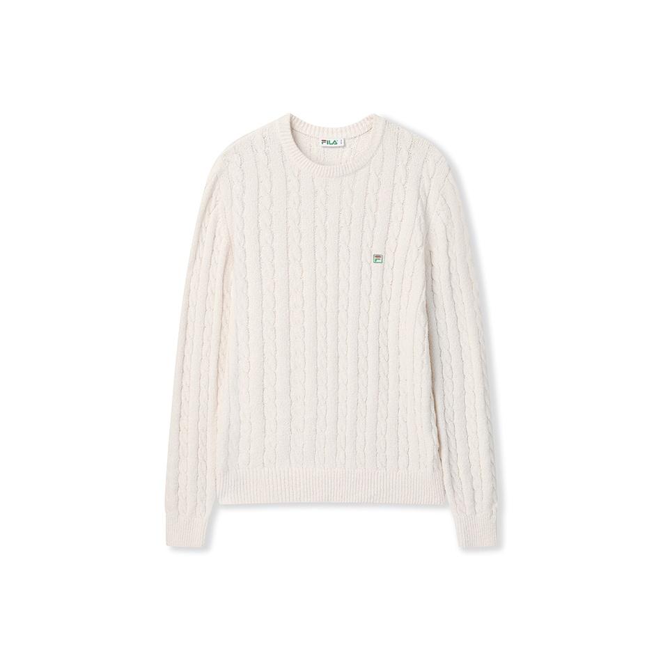 

Fila Другие Мода Индивидуальность Трендовый Ретро Классический Универсальный Удобный Повседневный Теплый Вязаный свитер оверсайз Унисекс-свитер F71U525401FIV L