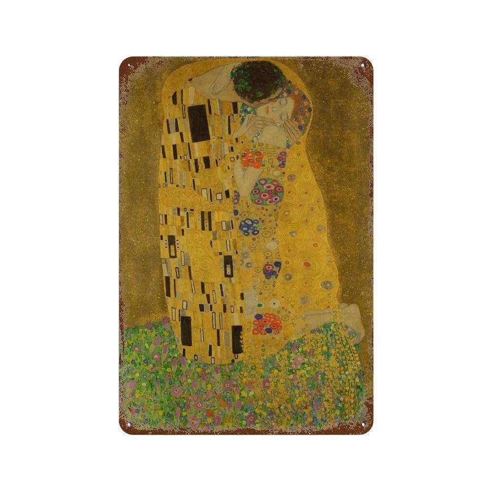 Affiche de Collection de Peintures à l'Huile Célèbres Vintage Décorative Van Gogh Plaque Métallique en Étain Pour Atelier Pièce de Maison Décoration Murale Artistique