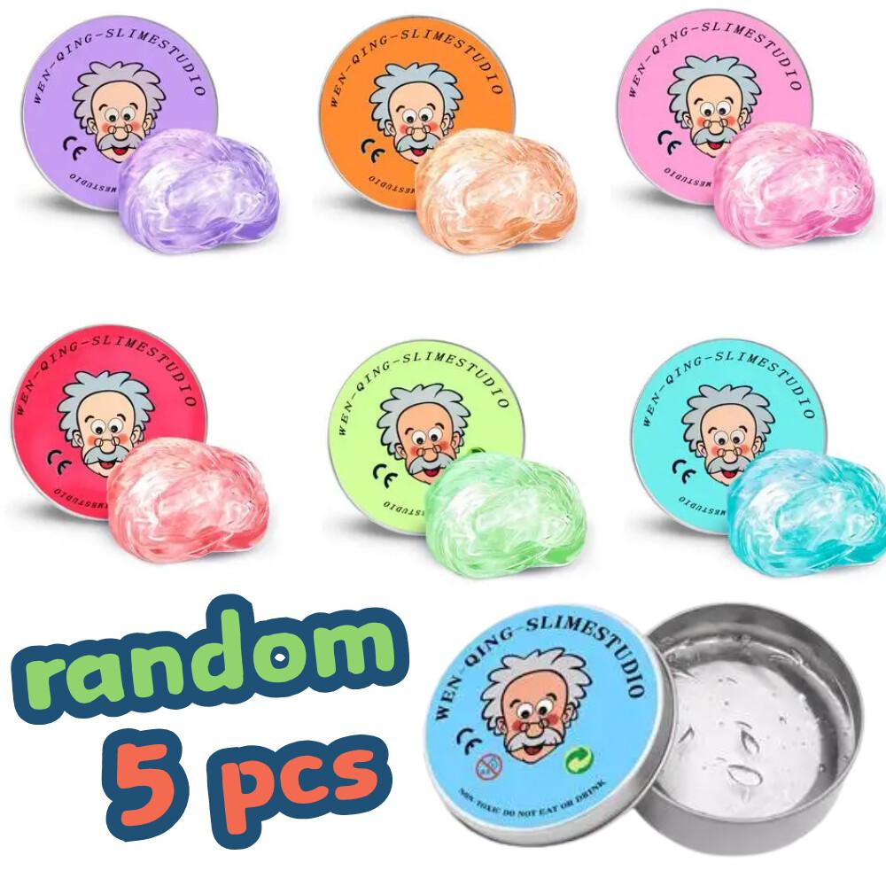 Best Seller Colorful Non-Newtonian Liquid Decompression Toys Transparent Elastic Modeling Compound Non-Toxic Creative Crafts