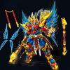 SunWukong Warrior Mech Building Set - Chinoiserie Action Figure Brick Model, Collectible Display Toy for Adults & Fans