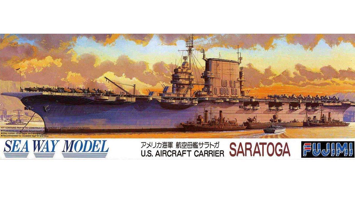 

Модель авианосца Fujimi Saratoga 1/700