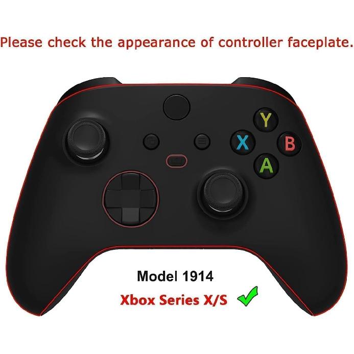 eXtremeRate Replacement Shell for Xbox Series X|S Controller - Unleash Your Style - Donut Odyssey Custom Acessories Skin Front Housing Cover for Xbox