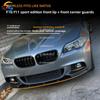 For BMW 5 Series Bmw F10 F11 2011-2017 Front Lip Front Forklift Sticker Corner Modification Accessories Spoiler