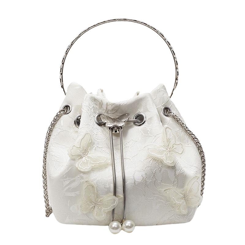 Trend hand-carried bucket bag women's new versatile chain commuter to work shoulder messenger bag