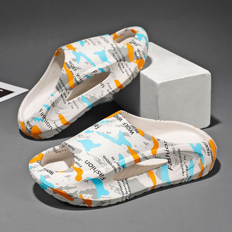 Summer Men Slippers Leisure Summer Shoes Male Beach Shoes Comfy Men's Shoes  Outdoor Mens Slippers Fashion Flip Flops Slippers