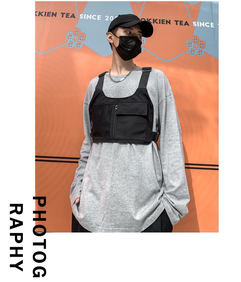 Trendy Hip-Hop Chest Bag: Functional Tactical Vest and Backpack