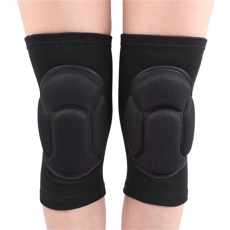 1 Pair Safety Knee Pads Thick Sponge Football Volleyball Extreme Athletic Anti-Slip Collision Avoidance Kneepad Brace