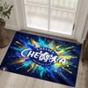 Chelsea FC Design Crystal Velvet Carpet Cozy Non?Slip Printed Rug For Bedroom Living Room Entrance