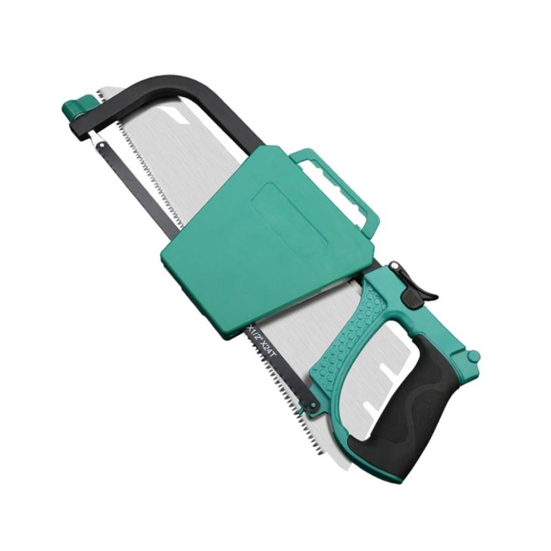 

Набор ножовок 3 в 1, универсальная ножовка по металлу по металлу, ручная пила для тяжелых условий эксплуатации, резка древесины, резка металла, древесины