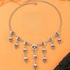 Y2K Halloween Choker Gothic Collarbone Chain Charm Gift Skull Necklace  Neck Jewelry