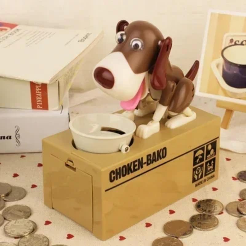 Automated Dog Steal Money Box Piggy Bank Coin Bank For Christmas Gift Kids Birthday Gift  Money Bank