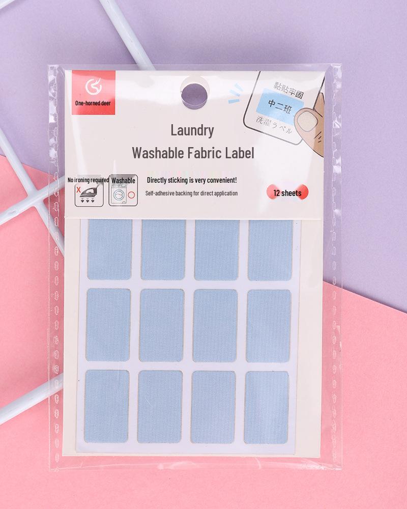 Washable Name Stickers: Self-Adhesive Clothing Labels for Kids, Perfect for Kindergarten and School Supplies