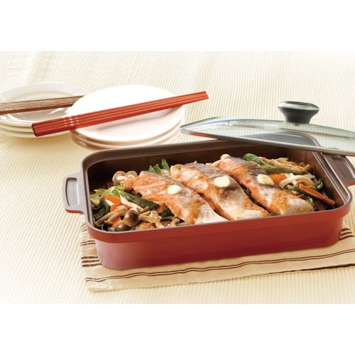 IRIS OHYAMA Far Infrared Roaster, Orange, K-FIR37