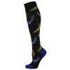 Women's Absorb Sweat Print Nylon Long Tube Compression Outdoor Sports Socks