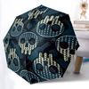 1pc Skull Pattern Automatic Open/Close Umbrella Compact Folding Umbrella, All-Season Portable Umbrella for Women/Men F1124184