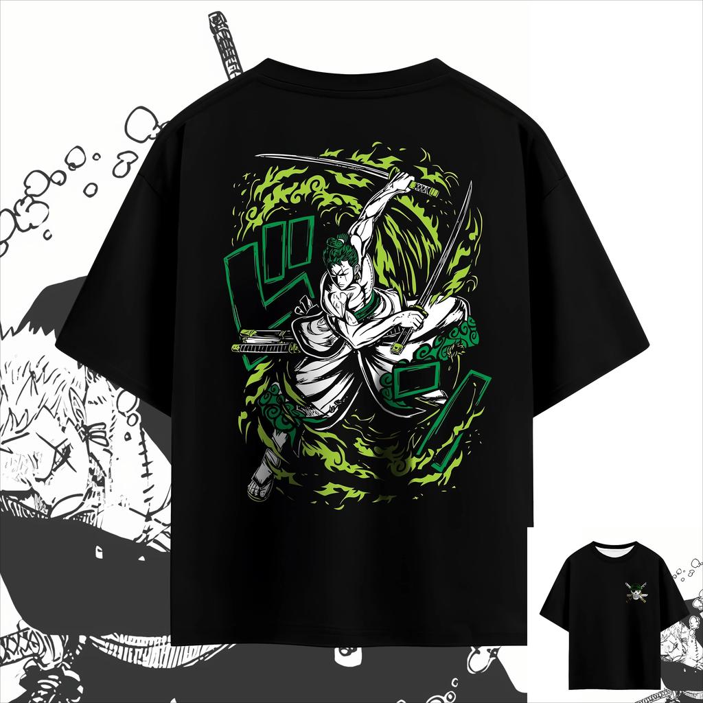 Summer Vintage Anime One Piece 3d Print Loose Short Sleeve Tops Fashion Unisex Unisexga Breathable Japanese Classic Anime Tshirt