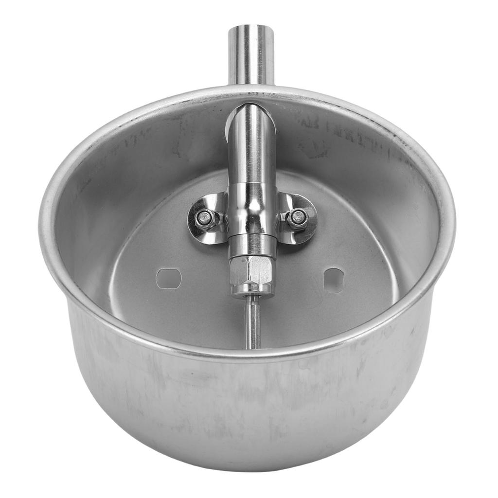 Automatic Pig Waterer Round Thickened Stable Stainless Steel Auto Piglet Drinking Water Bowl for Pig Farm