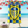 Vlastní jméno Leeds United Potisk Plážová osuška, Velká měkká rychleschnoucí osuška na pláž Kempování Plavání_xia