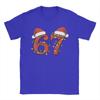 Christmas Number 67 Xmas Men's T Shirts  Novelty Tee Shirt Short Sleeve Crew Neck T-Shirt Cotton 6XL Tops