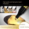 Graffiti Chrome Mirror Marker Pen Gold Silver Touch Up Marker Effective Reflective Paint Pen  Car