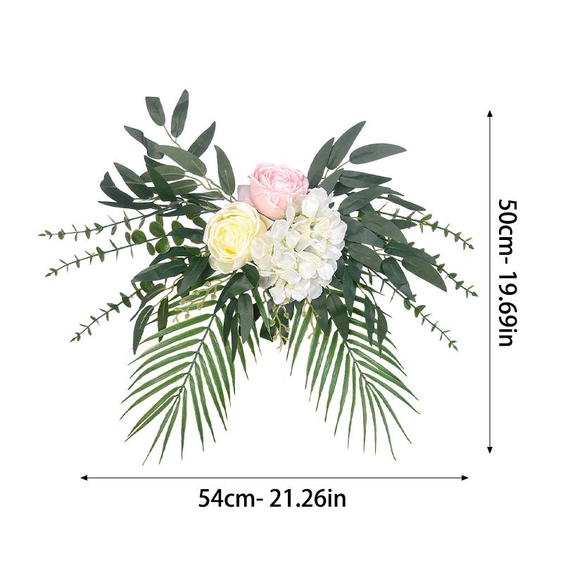 

Cross-Border Artificial Flower Garlands Are Used for Outdoor or Home Wedding Decorations, Birthday and Family Scene Arrangements белый